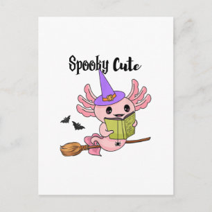 Postal Halloween de Ajolote Lindo y Espeluznante