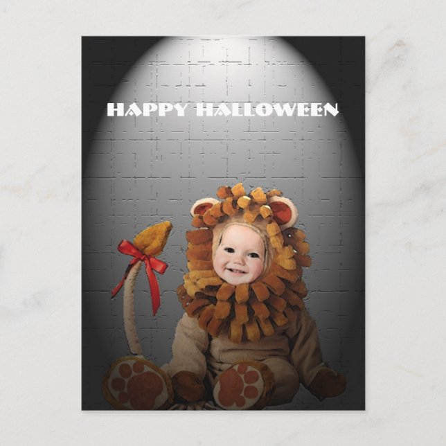Postal Halloween de Baby Lion (Anverso)