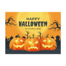 Halloween de calabaza naranja