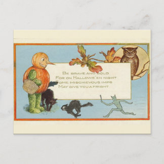 Postal Halloween de cosecha KRW - Personalizado