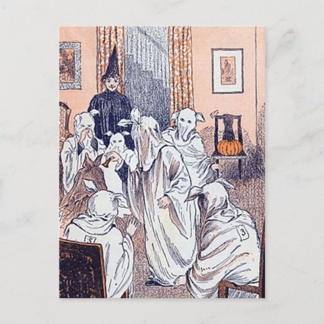 Postal Halloween de época - (Anverso)