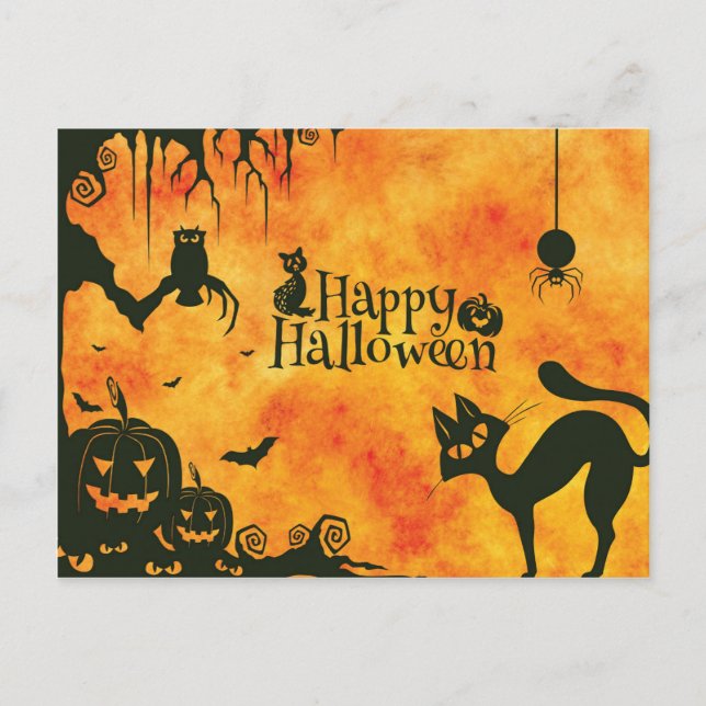 Postal Halloween de Guay (Anverso)