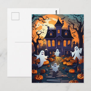 Postal Halloween de Haunty y Ghost