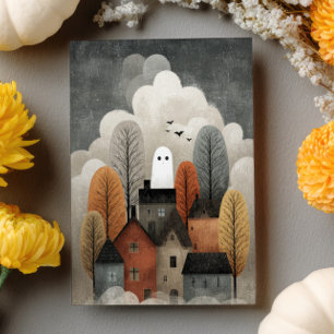 Postal Halloween de la Cuta Fantasma