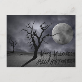Postal Halloween de Paisaje Sombrío