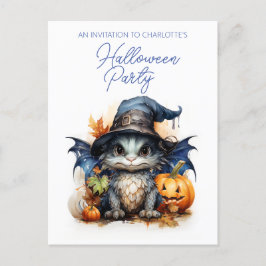 Postal Halloween del Dragón Infantil de Agua Presupuestar