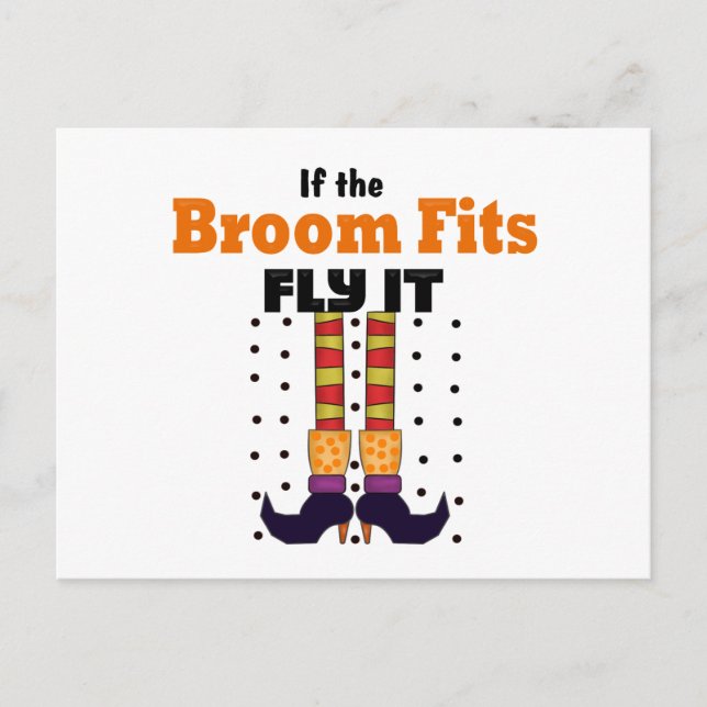 Postal Halloween divertida (Anverso)