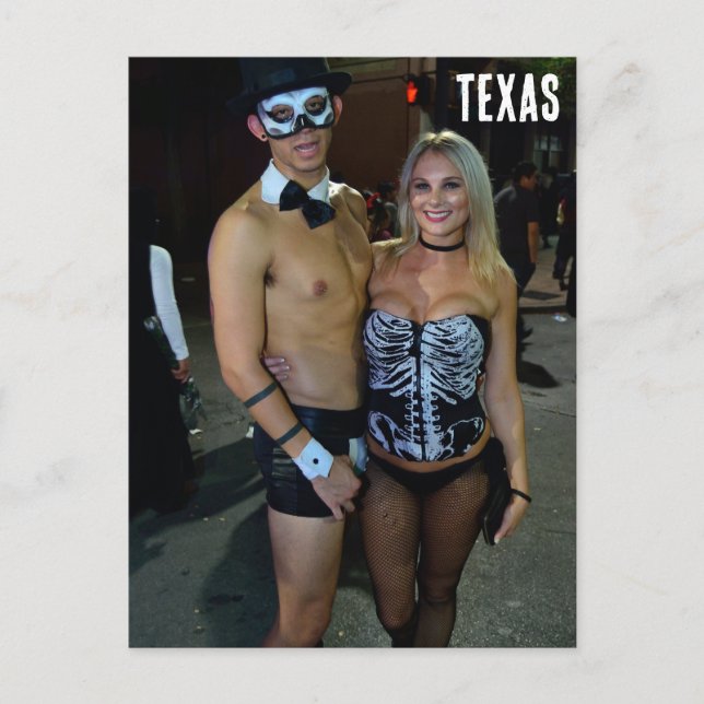Postal Halloween En Austin, Texas (Anverso)