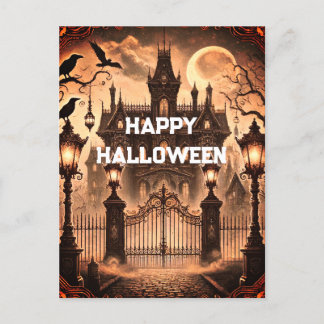 Postal Halloween en la casa vintage de la Casa Gótica Vic