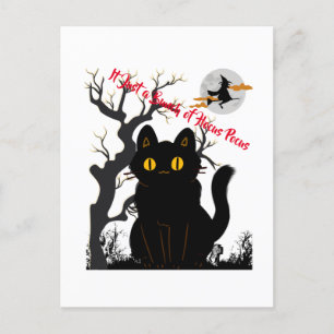 Postal Halloween es sólo una cartilla de hocus pocus
