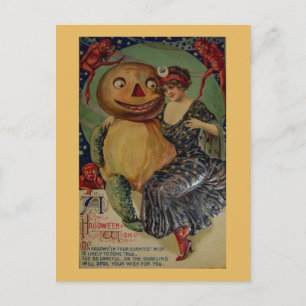 Postal Halloween espeluznante