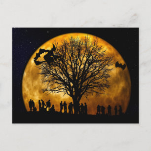 Postal Halloween espeluznante