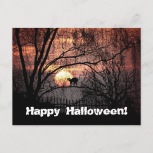 Postal Halloween espeluznante