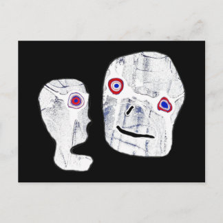 Postal Halloween eterno x Alimenticios zombis de piedra