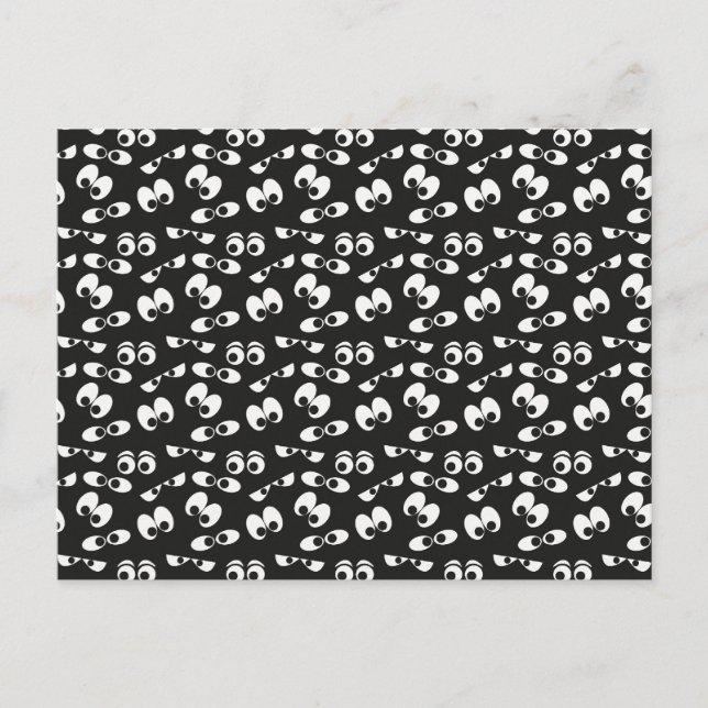 Postal Halloween Eyeballs (Anverso)