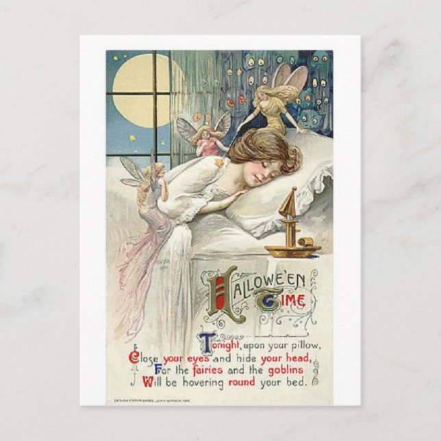 Postal halloween fairies (Anverso)