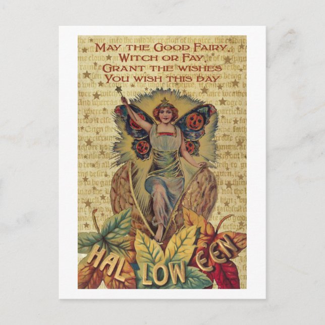 Postal Halloween Fairy (Anverso)