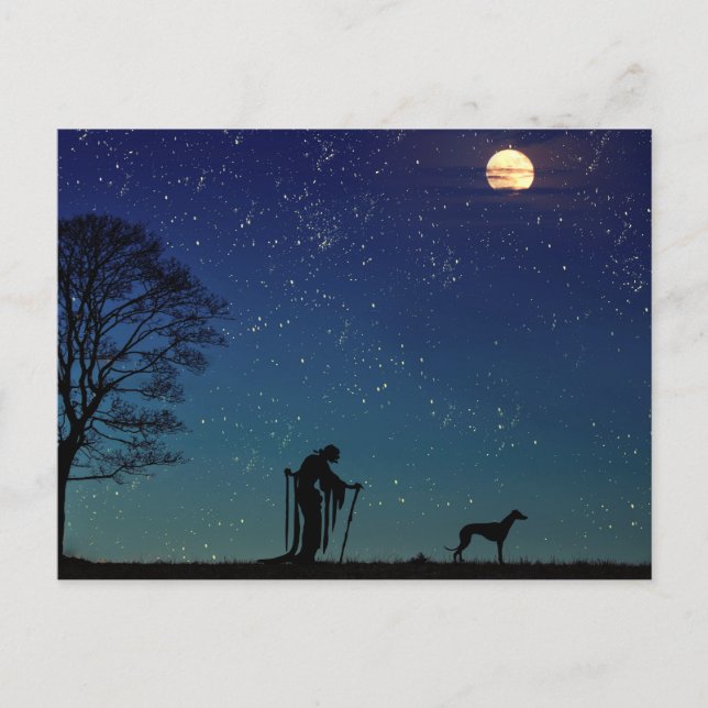 Postal Halloween fantasmal (Anverso)