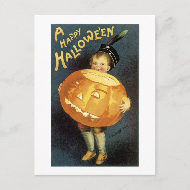 Postal Halloween feliz (Anverso)
