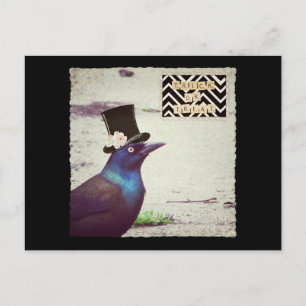 Postal Halloween Grackle