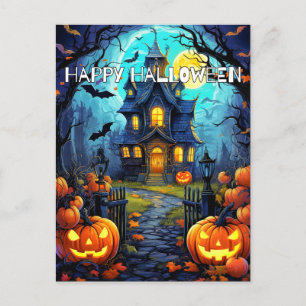 Postal Halloween Haunted House
