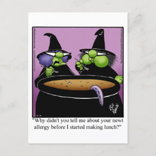 Postal Halloween Hilarious Humcard