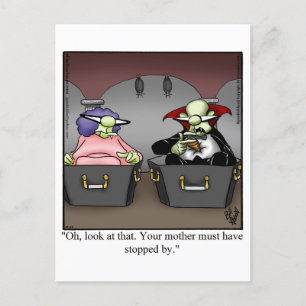 Postal Halloween Hilarious Humcard