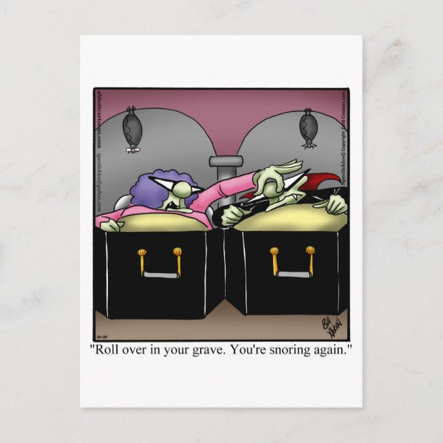 Postal Halloween Hilarious Humcard (Anverso)