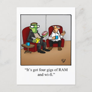 Postal Halloween Humor Postcard