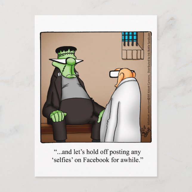 Postal Halloween Humor Postcard (Anverso)