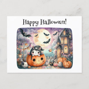 Postal Halloween Kawaii
