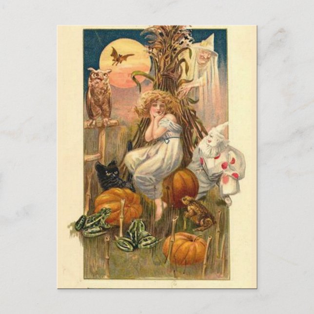 Postal Halloween KRW Vintage (Anverso)