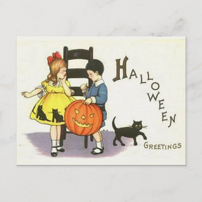 Postal Halloween KRW Vintage (Anverso)
