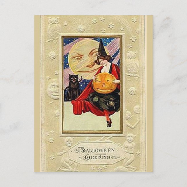 Postal Halloween KRW Vintage (Anverso)