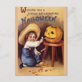 Postal Halloween KRW Vintage