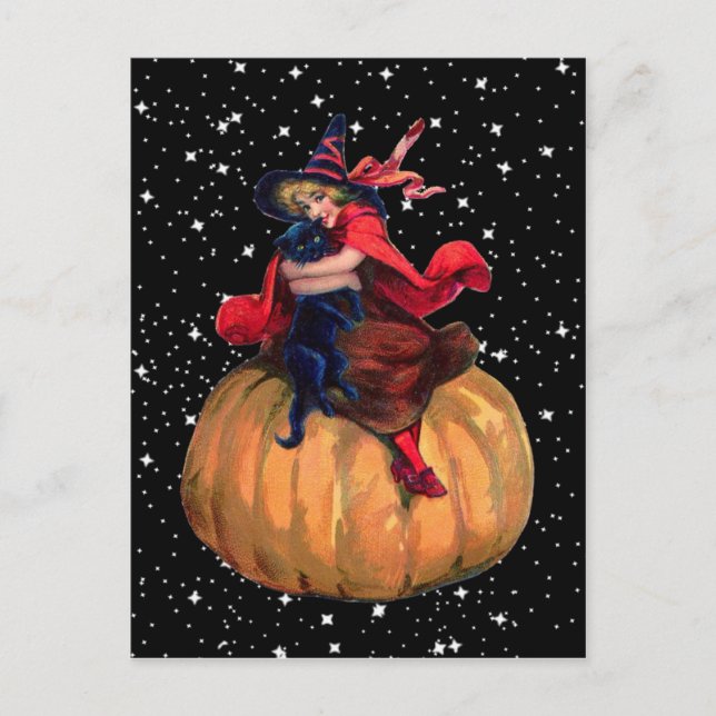 Postal Halloween: La última frontera (Anverso)