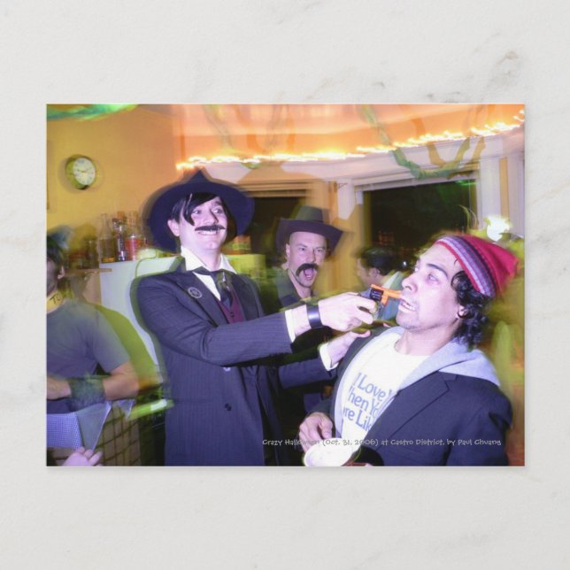 Postal Halloween loco... (Anverso)