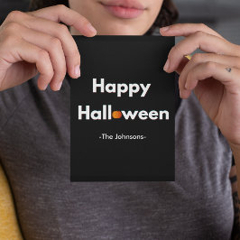 Postal Halloween moderna - Personalizada
