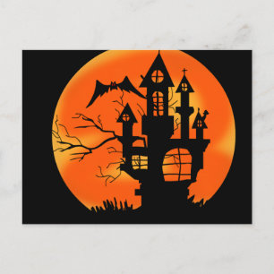 Postal Halloween Moon