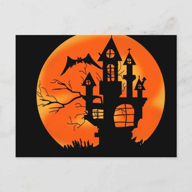 Postal Halloween Moon (Anverso)