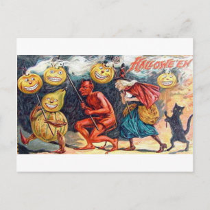 Postal Halloween muy aterrador
