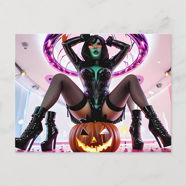 Postal Halloween Night Lifer (Anverso)