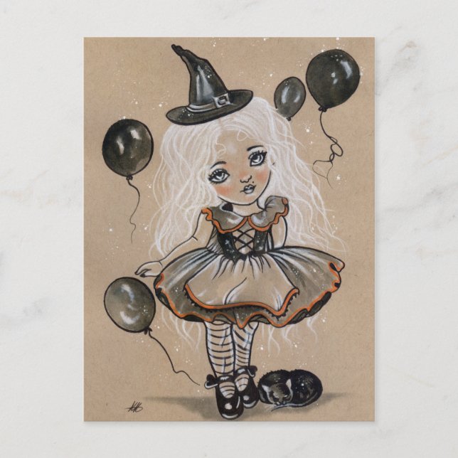 Postal Halloween Party Halloween (Anverso)