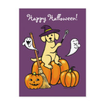 Halloween Personalizado de Labrador Amarillo 2