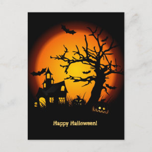 Postal Halloween Postacard