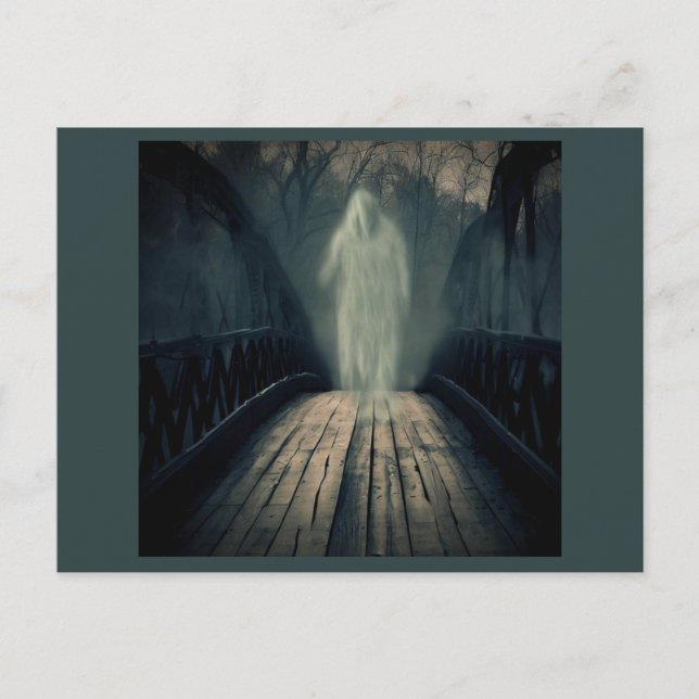 Postal Halloween - Puente embrujado 2 (Anverso)