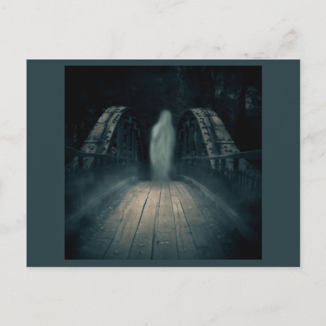 Postal Halloween - Puente embrujado 4 (Anverso)