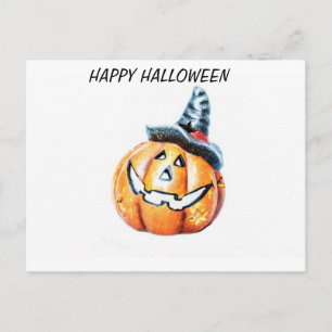 Postal Halloween Pumkin