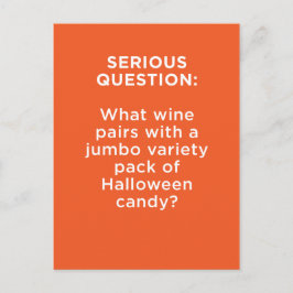 Postal Halloween: ¿Qué pares con vino y dulce?