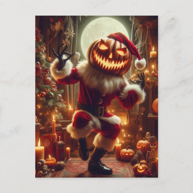 Postal Halloween Santa (Anverso)